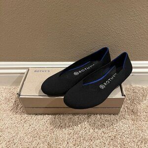 Rothy's The Flat, Black, 7.5